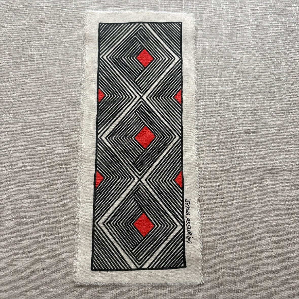 Dessin ethnique sur tissu